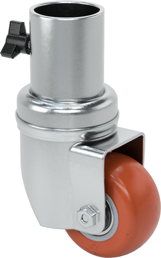 Soket Döner Tekerlek, 1-1/4“ ila 1-1/2” Dış Çaplı Borular için