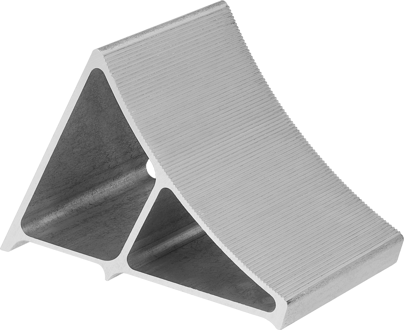 Tekerlek Takozu, 28 inç Maksimum Tekerlek Çapı için, 11-3/4" Uzunluk, 7" Genişlik, 8" Yükseklik