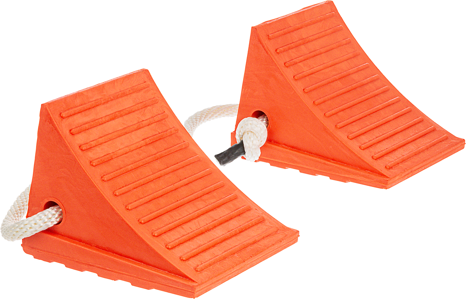 Tekerlek Takozu, 35" Maksimum Tekerlek Çapı için, 8-1/2" Uzunluk, 7-1/2" Genişlik, 6-1/4" Yükseklik