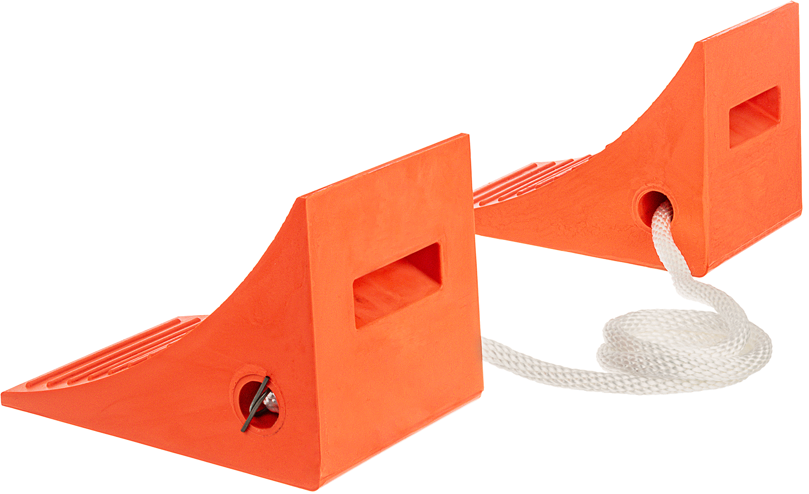 Tekerlek Takozu, 35" Maksimum Tekerlek Çapı için, 11-1/4" Uzunluk, 8" Genişlik, 8-1/4" Yükseklik
