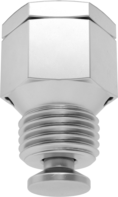 Havalandırma Deliği, Çinko Kaplı Çelik, 1/4 NPT Erkek, Sıçrama Koruyuculu