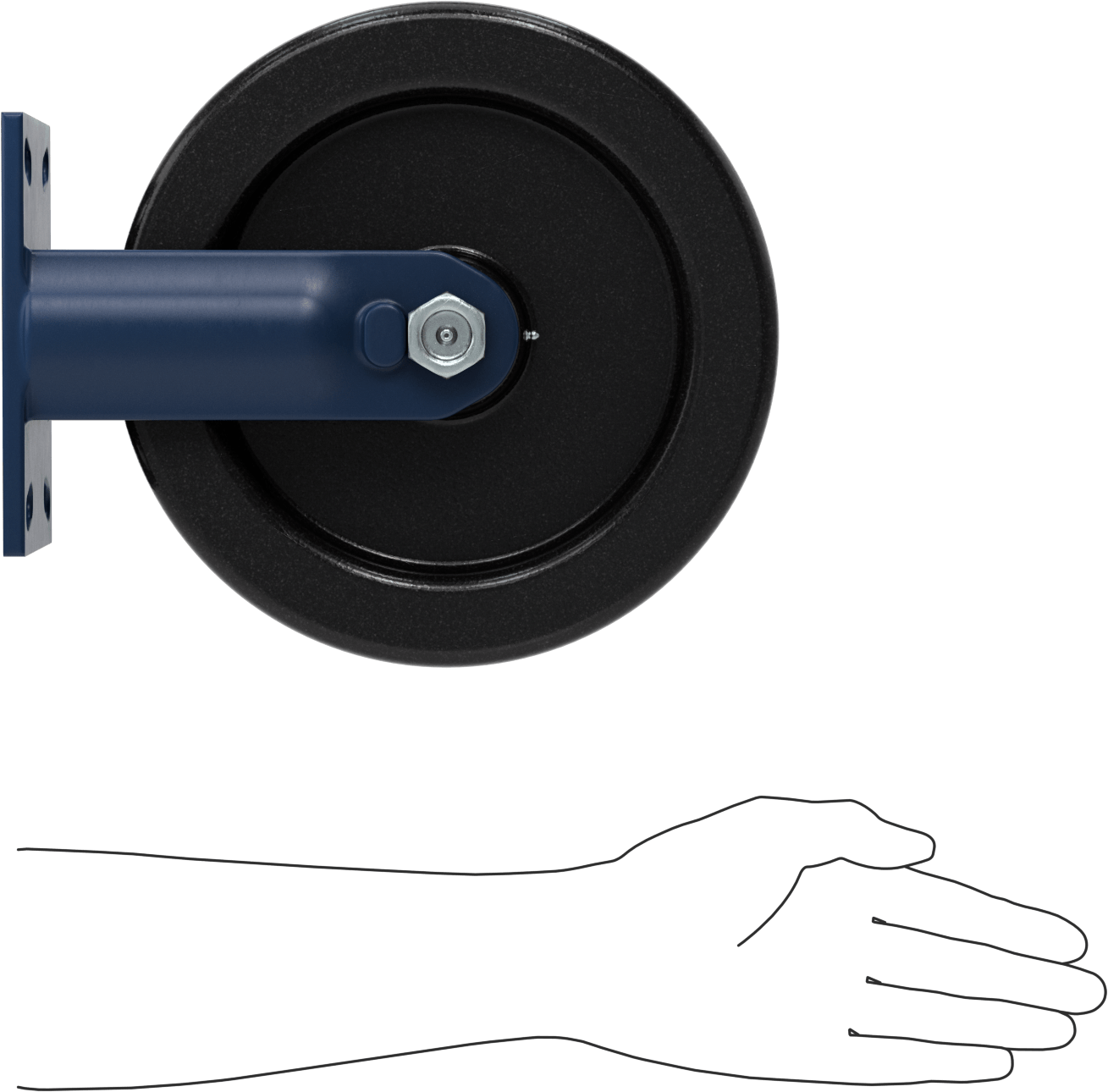 Alliance Tekerlek, Kompakt, 10" Çaplı Fenolik Tekerlekli Sert, 2900 lb. Kapasite