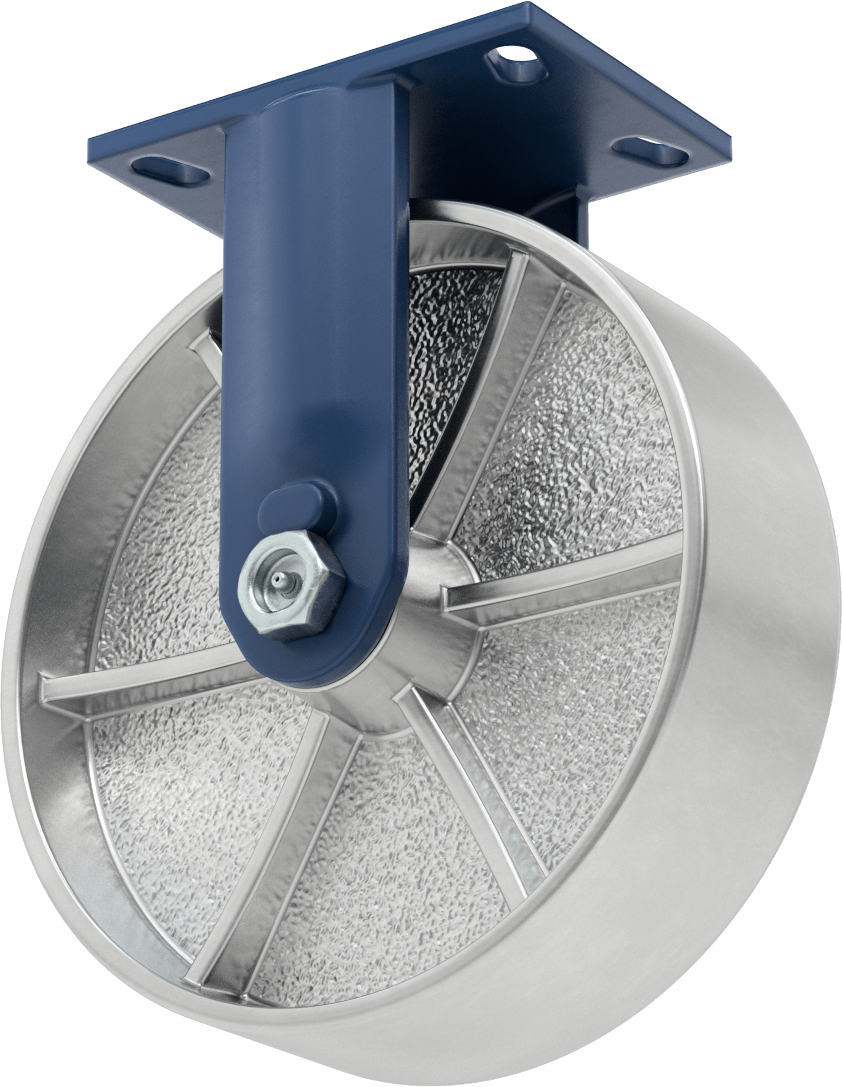 Alliance Tekerlek, Kompakt, 10" Çapında Metal Tekerlekli Sert, 4000 lbs. Kapasite