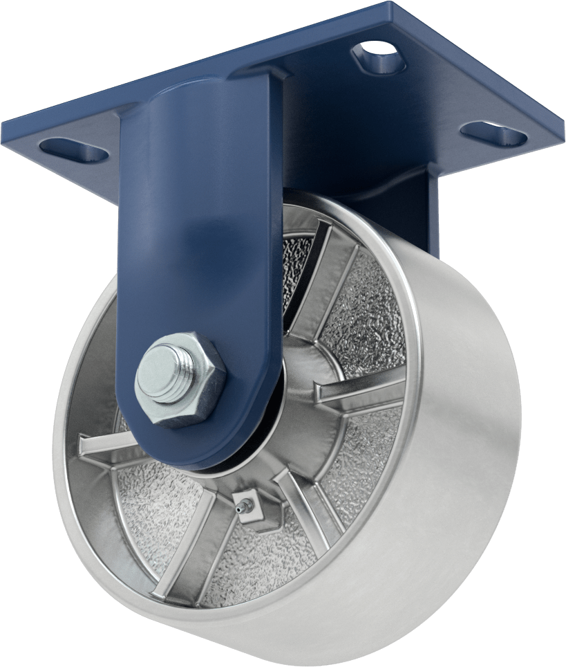 Alliance Tekerlek, Yüksek Kapasiteli, 6" Çaplı Metal Tekerlekli Sert