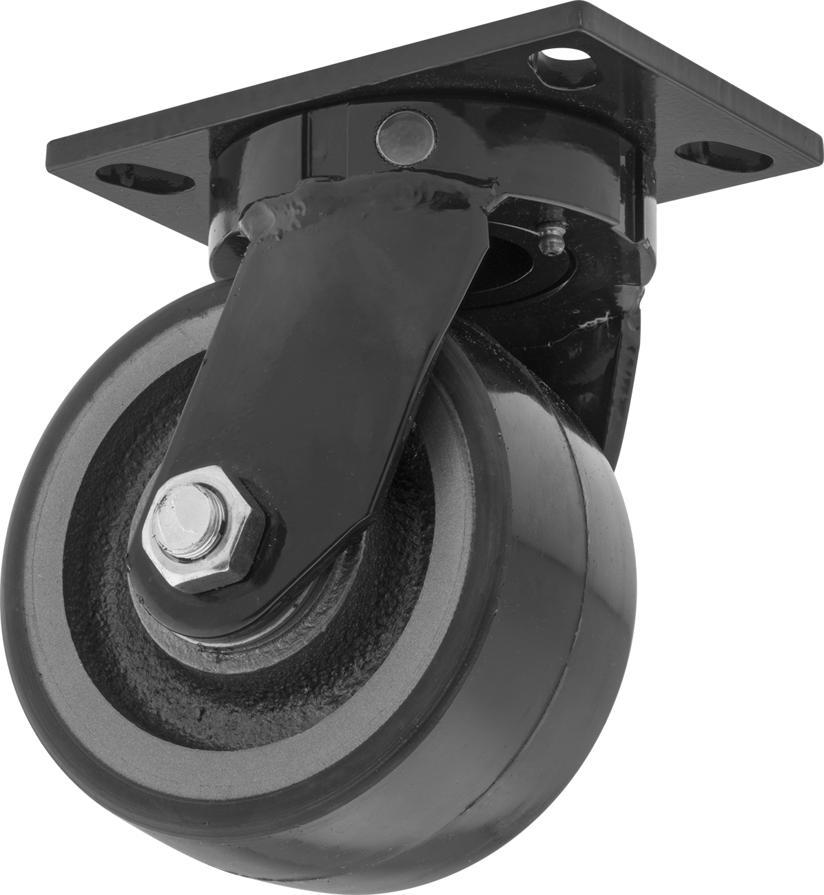 Alliance Tekerlek, Kompakt, Döner, 6 inç Çaplı Poliüretan Tekerlek ve 2000 lb. Kapasite