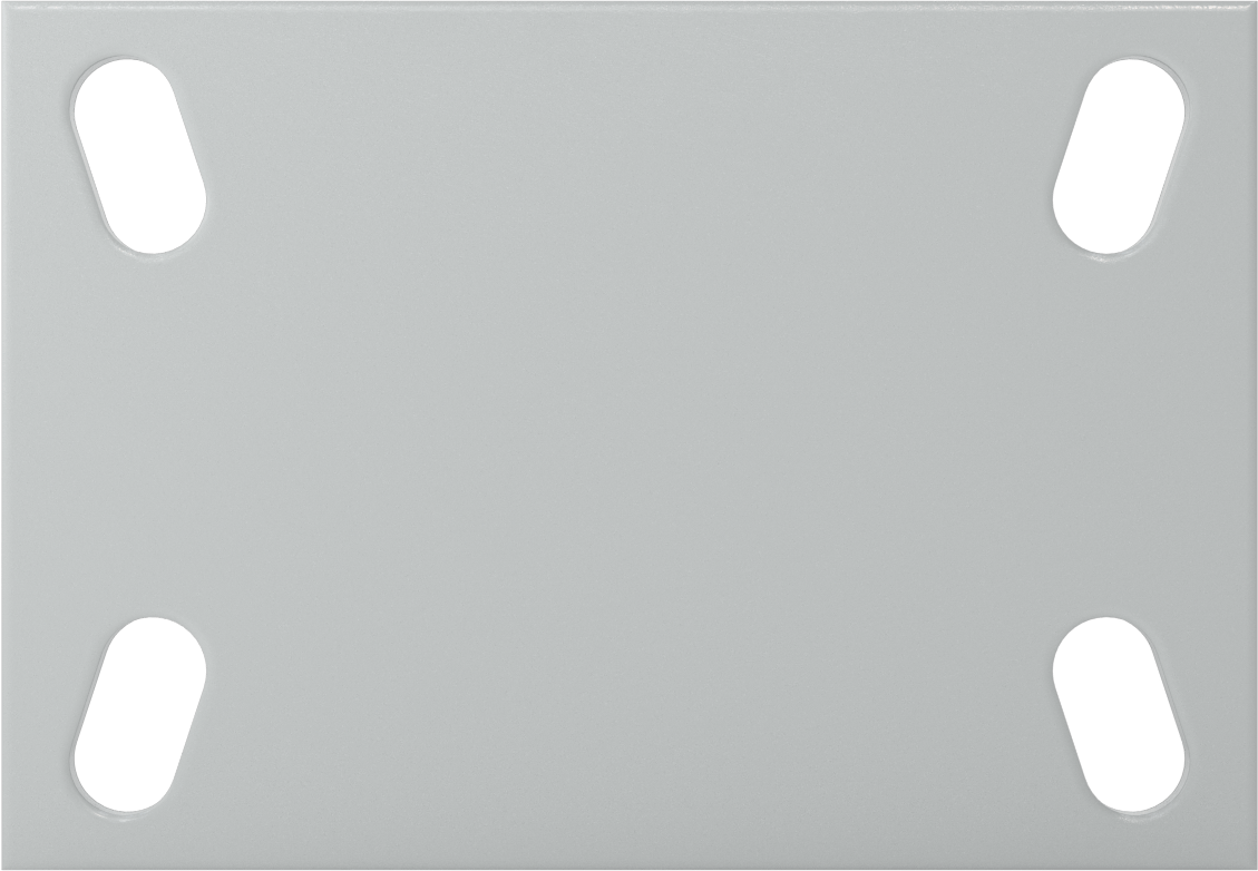 6-1/2“ x 4-1/2” Plakalı Yüksek Kapasiteli Vulcan Tekerlek, 6 inç Çapında Poliüretan Tekerlekli Sert