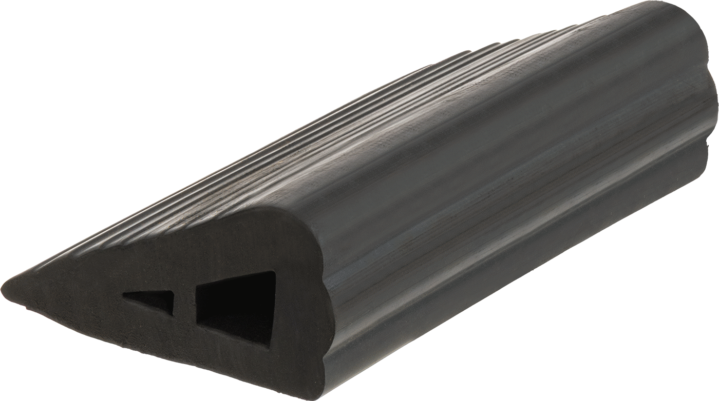 Tekerlek Takozu, 28 inç Maksimum Tekerlek Çapı için, 6-1/2" Uzunluk, 12" Genişlik, 3-1/4" Yükseklik