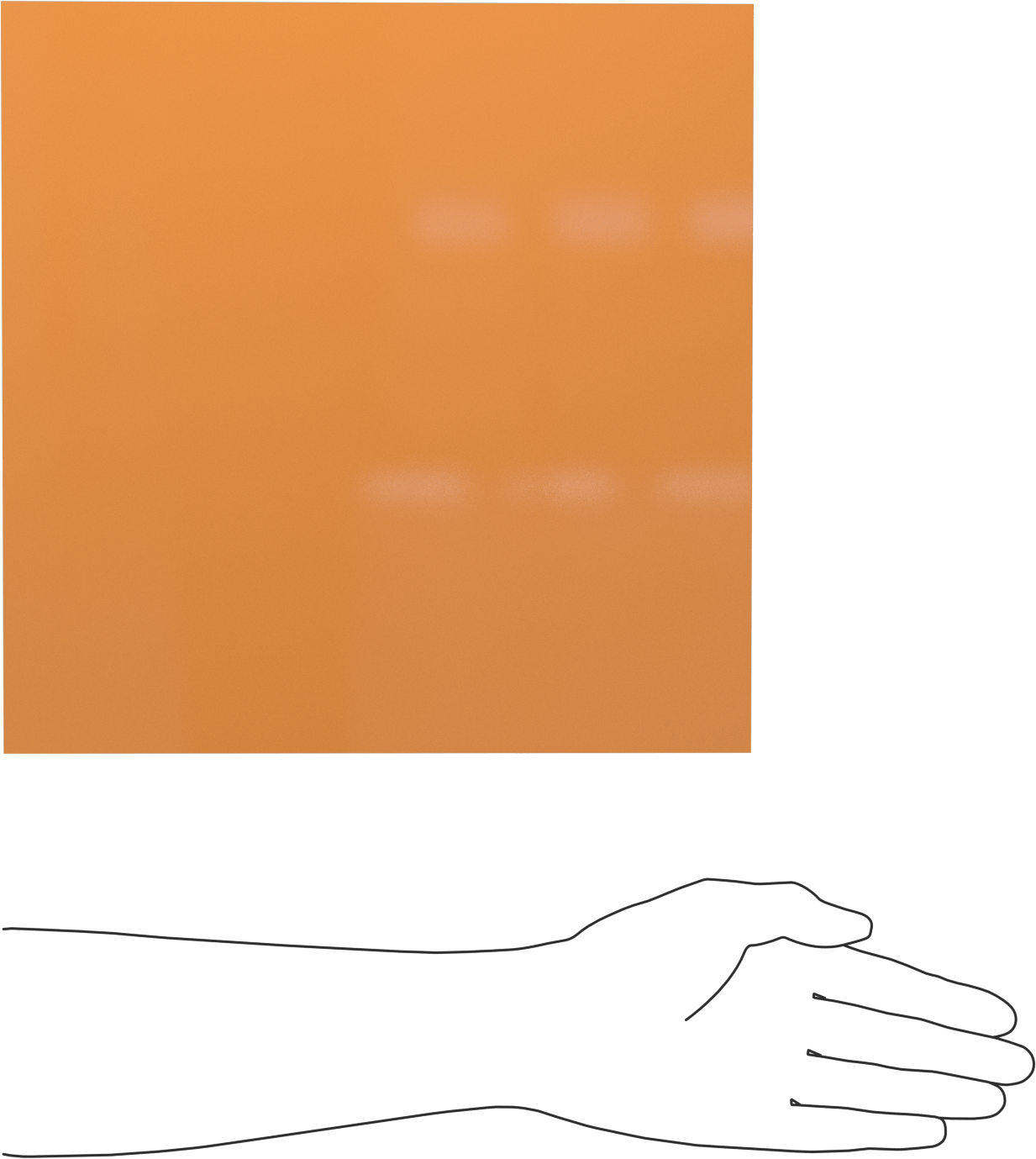 Kapton® Poliimid Film, Elektrik Sınıfı, 12" Genişlik, 0,002" Kalınlık, 12" Uzunluk