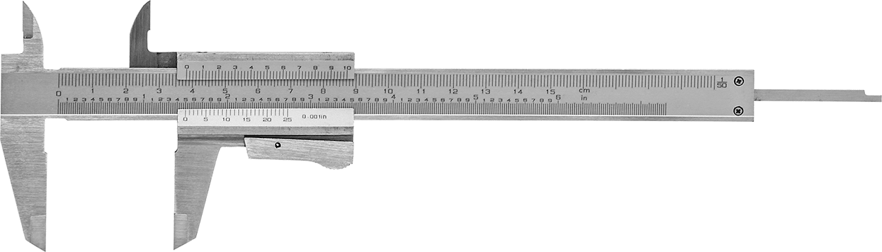 Kendinden Kilitlemeli Vernier Kaliperi, 9" Toplam Uzunluk