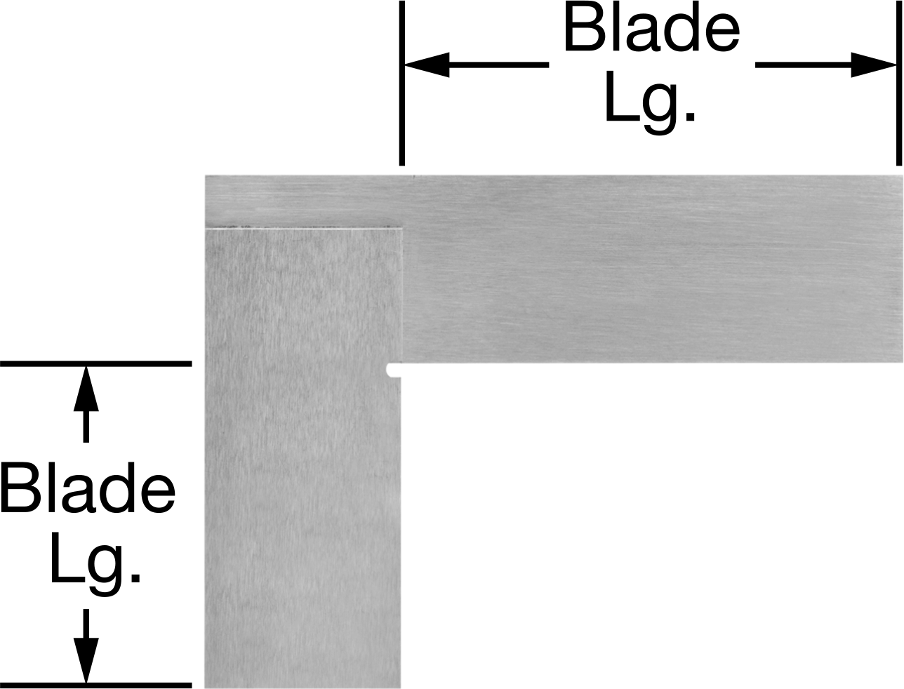 Yüksek Hassasiyetli Gönye, 2“ x 2” Bıçak Uzunluğu