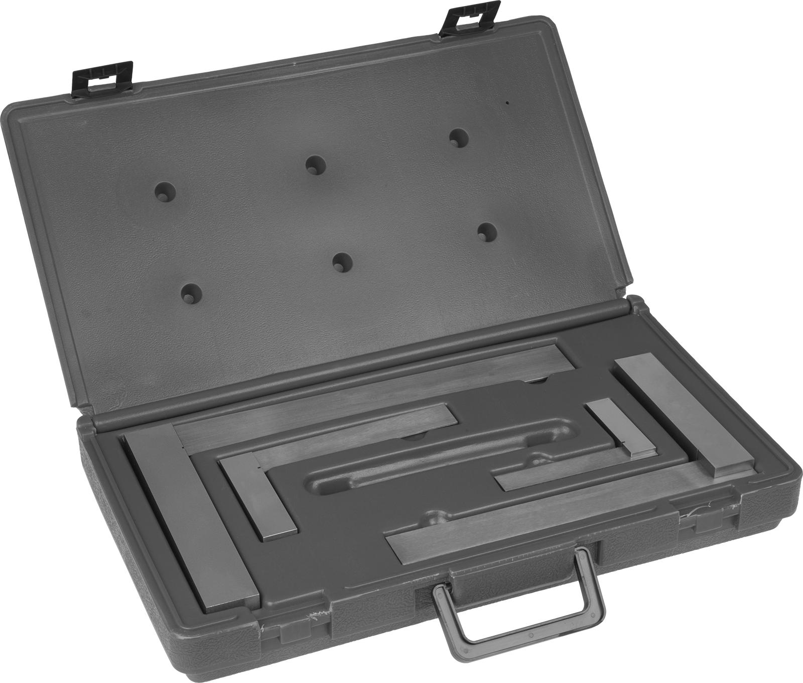 Yüksek Hassasiyetli Gönye, Set 4“ x 3” içerir, 6" x 4", 9“ x 6” ve 12“ x 8” Kareler