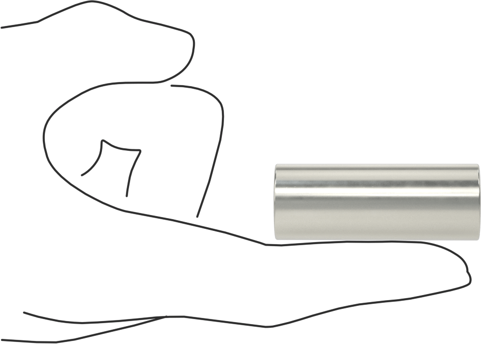 Sınıf Z Tıkaç Ölçer, Alet Çeliği, NO-Go Ölçer, 17,8200 mm ila 20,3700 mm Boyutlar