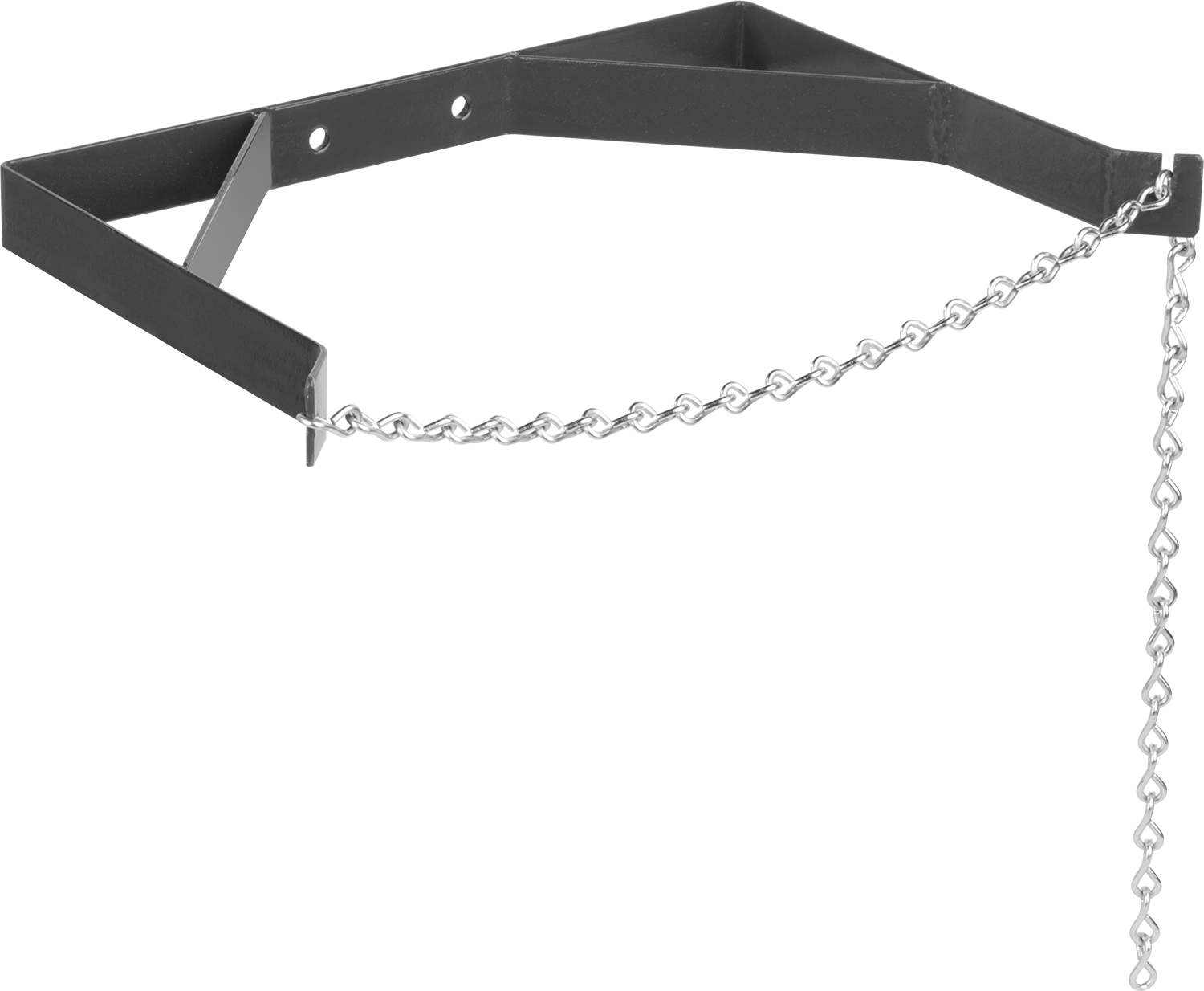 Silindir Rafı, Duvar Montajı, Çelik, 16“ Genişlik x 1-1/2” Yükseklik x 16" Derinlik