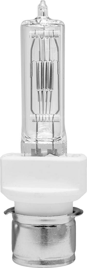 Ampul, T6, Ön Odaklama Tabanı, 120V, 500W, 3050K, Halojen