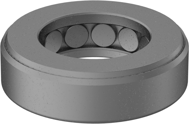 Aşırı Yük Konik Makaralı Baskı Yatağı, Açık, 1-3/8" Mil Çapı için