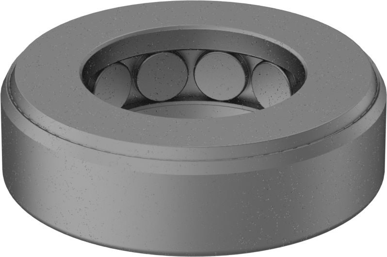 Aşırı Yük Konik Makaralı Baskı Yatağı, Açık, 1-1/2" Mil Çapı için