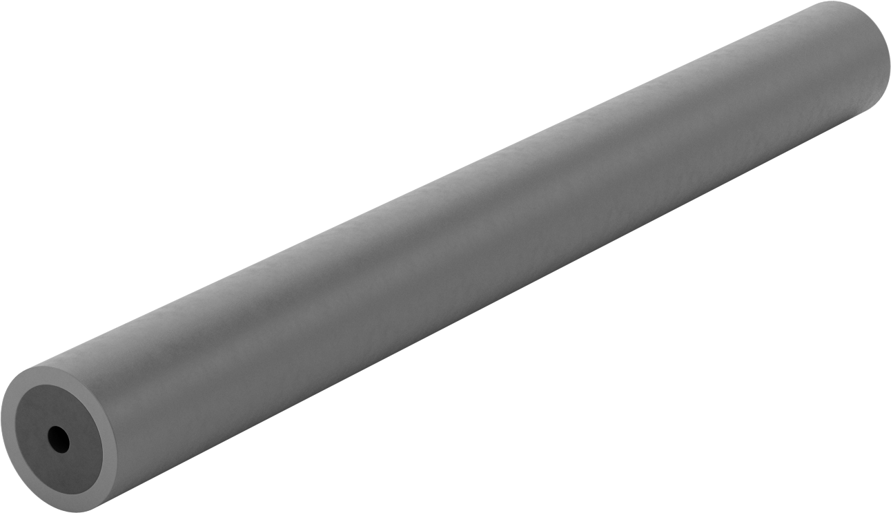 Genişliğe Göre Kesilmiş Poliüretan Tekerlek, 2 inç Çap, 3/8" Aks için