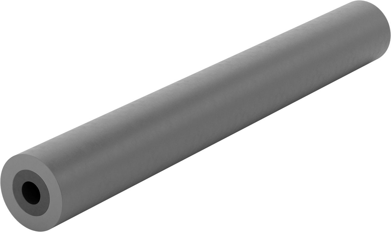 Genişliğe Göre Kesilmiş Poliüretan Tekerlek, 2-1/2" Çap, 3/4" Aks için