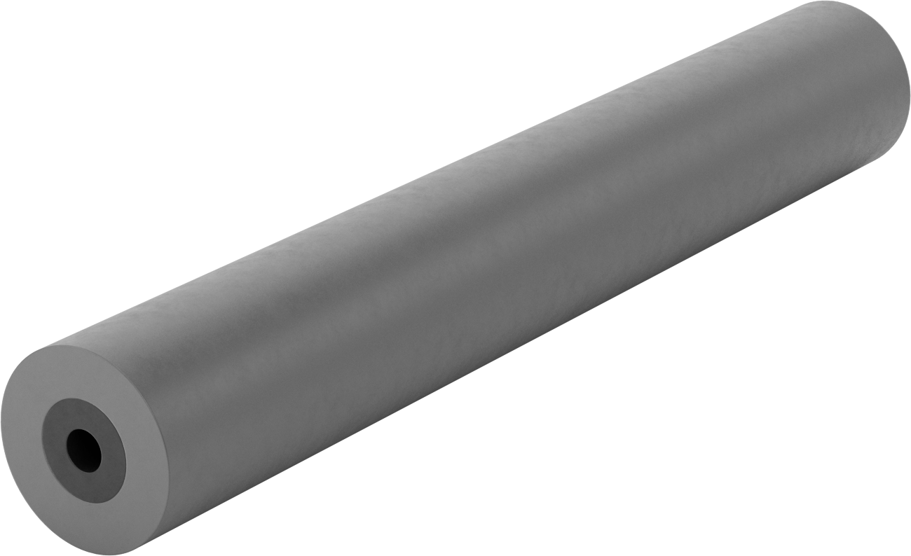 Genişliğe Göre Kesilmiş Poliüretan Tekerlek, 3" Çap, 5/8" Aks için