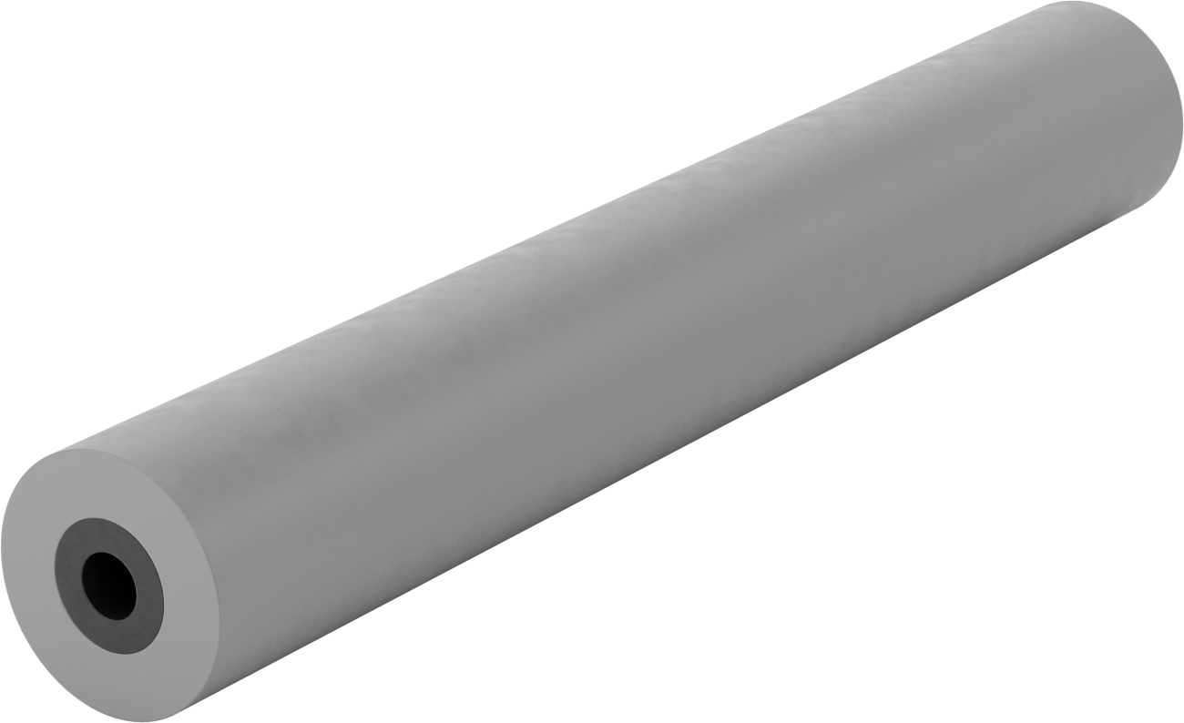 Genişliğe Göre Kesilmiş Poliüretan Tekerlek, 3" Çap, 3/4" Aks için