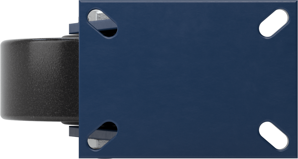 7-1/4“ x 5-1/4” Plakalı Brute Tekerlek, Ekstra Yüksek Kapasiteli, 8" Çapında Fenolik Tekerlekli Döner