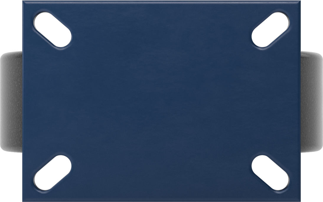 7-1/4“ x 5-1/4” Plakalı Brute Tekerlek, Ekstra Yüksek Kapasiteli, 10" Çaplı Fenolik Tekerlekli Sert