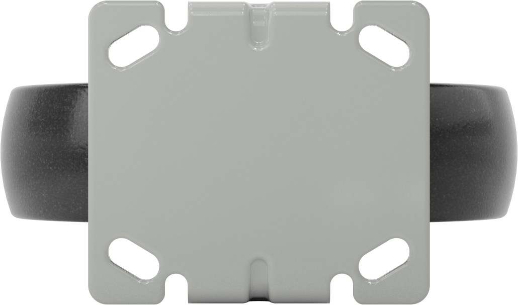 4-1/2“ x 4” Plakalı Yüksek Kapasiteli Mauler Tekerlek, 8 inç Çaplı Fenolik Tekerlekli Sert