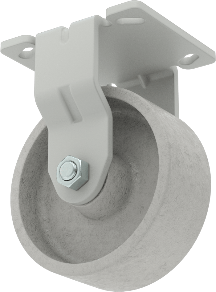 4-1/2“ x 4” Plakalı Yüksek Kapasiteli Mauler Tekerlek, 5" Çaplı Metal Tekerlekli Sert