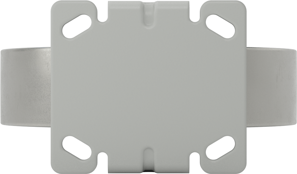4-1/2“ x 4” Plakalı Yüksek Kapasiteli Mauler Tekerlek, 8 inç Çapında Metal Tekerlekli Sert