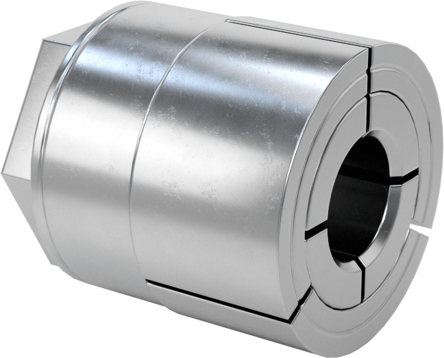 Hızlı Tutuşlu Vidalı Kelepçe Burcu, Çelik, 8 mm Mil Çapı için, 20 mm OD