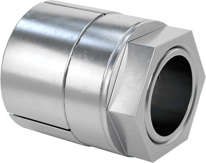Hızlı Tutuşlu Vidalı Kelepçe Burcu, Çelik, 12 mm Şaft Çapı için, 23 mm OD