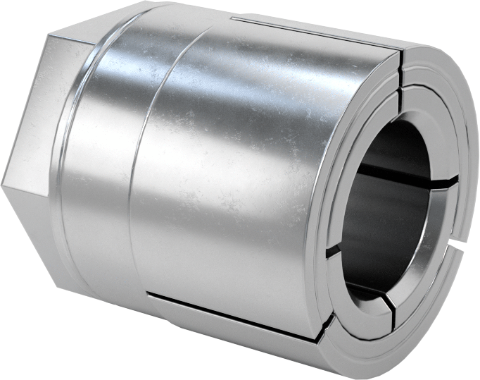 Hızlı Tutuşlu Vidalı Kelepçe Burcu, Çelik, 14 mm şaft çapı için, 26 mm OD