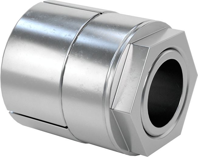 Hızlı Tutuşlu Vidalı Kelepçe Burcu, Çelik, 9 mm Mil Çapı için, 20 mm OD