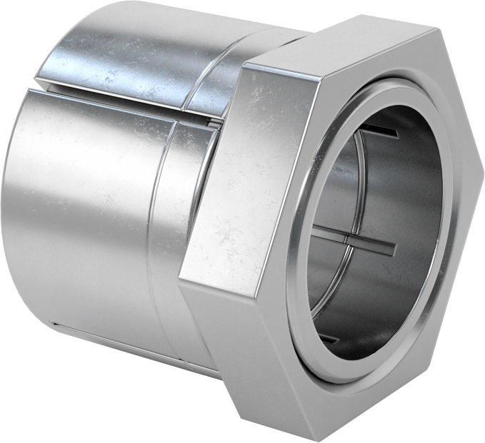 Hızlı Tutuşlu Vidalı Kelepçe Burcu, Çelik, 30 mm Mil Çapı için, 45 mm OD