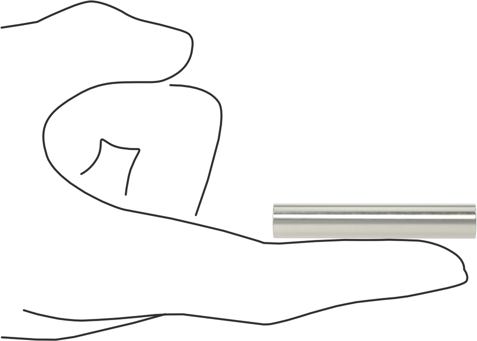 Sınıf x Tıkaç Ölçer, Alet Çeliği, Geçer Mastarı, 7,138 mm ila 10,312 mm Boyutlar