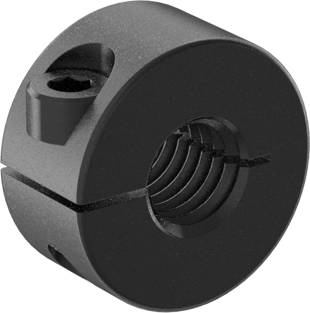Dişli Çubuk Manşonu, M8 x 1,25 mm Diş için, Siyah Oksit 1215 Karbon Çelik