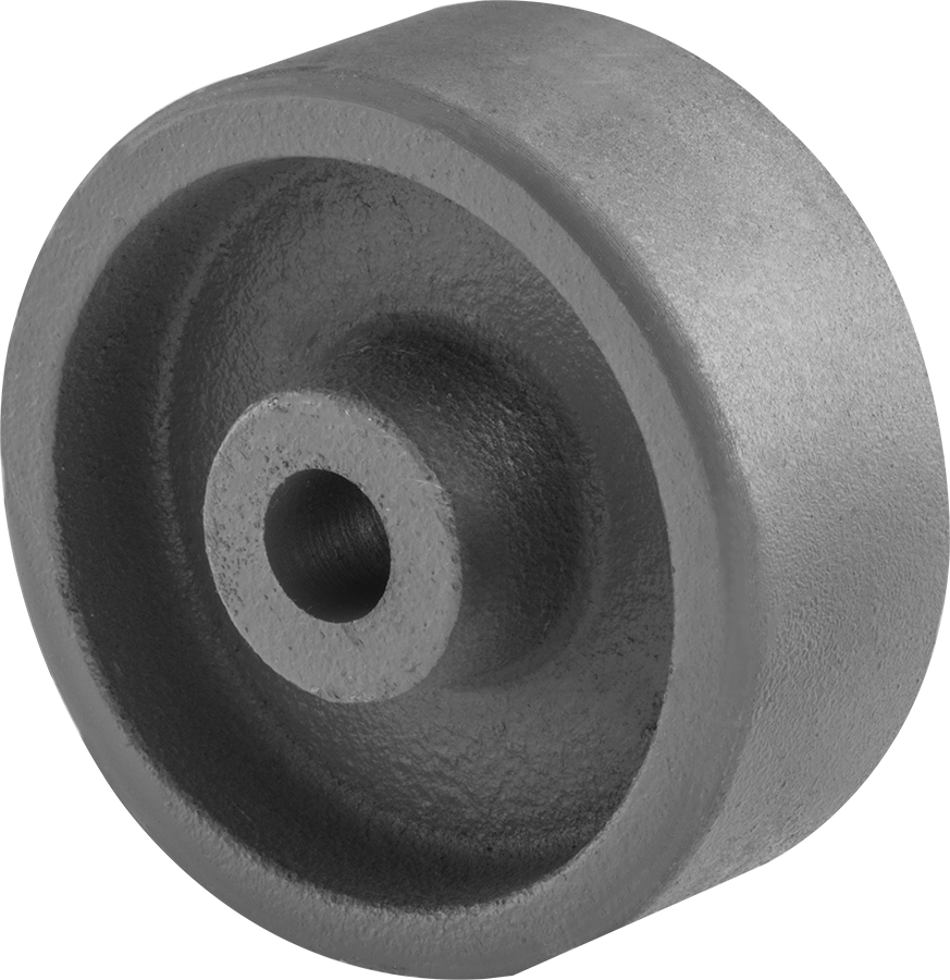 Demir Tekerlek, Rulman olmadan, 3“ Çap x 1-1/4” Genişlik, 450 lbs. Kapasite