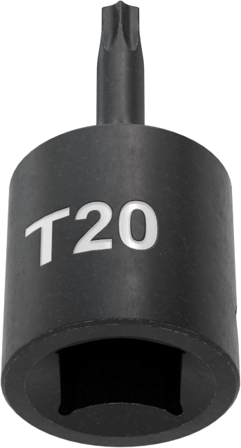Darbe Torx Uçlu Soket, 3/8" Kare Tahrik, T20 Tahrik Boyutu