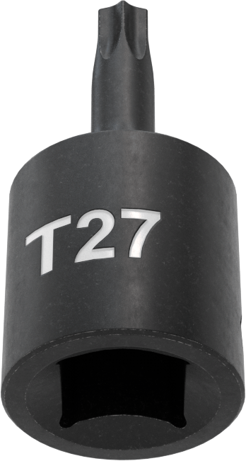 Darbe Torx Uçlu Soket, 3/8" Kare Tahrik, T27 Tahrik Boyutu