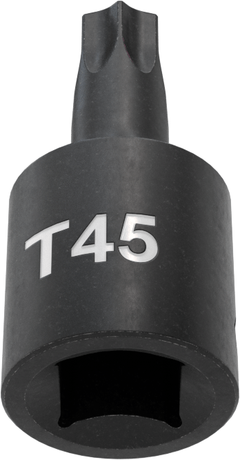 Darbe Torx Uçlu Soket, 3/8" Kare Tahrik, T45 Tahrik Boyutu