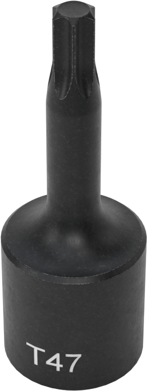 Darbe Torx Uçlu Soket, 1/2" Kare Tahrik, T47 Tahrik Boyutu