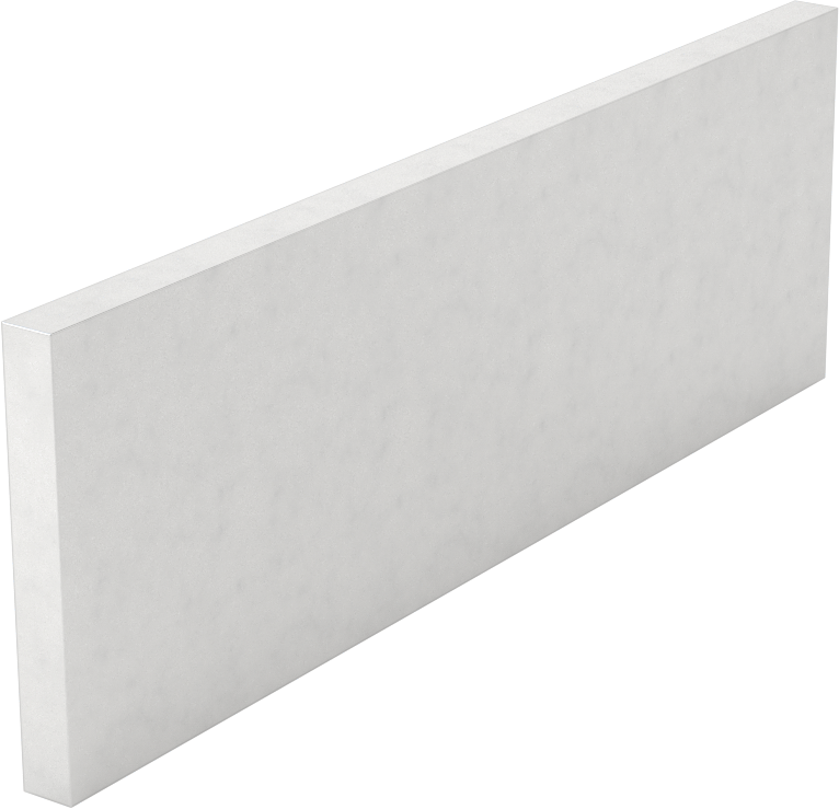 Düz Yüzeyli Makine Braketi, Kendin Yap, 6061 Alüminyum, 3" x 1"