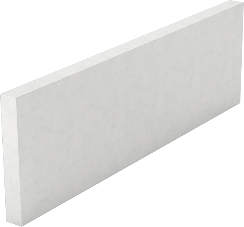 Düz Yüzeyli Makine Braketi, Kendin Yap, 6061 Alüminyum, 4" x 1-1/4"