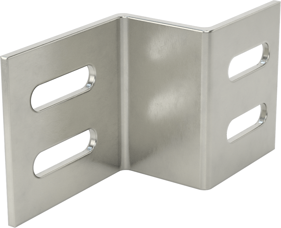 Ofset Yüzeyli Makine Braketi, 316 Paslanmaz Çelik, 50mm x 65mm x 60mm, 40 mm Ofset Uzunluğu