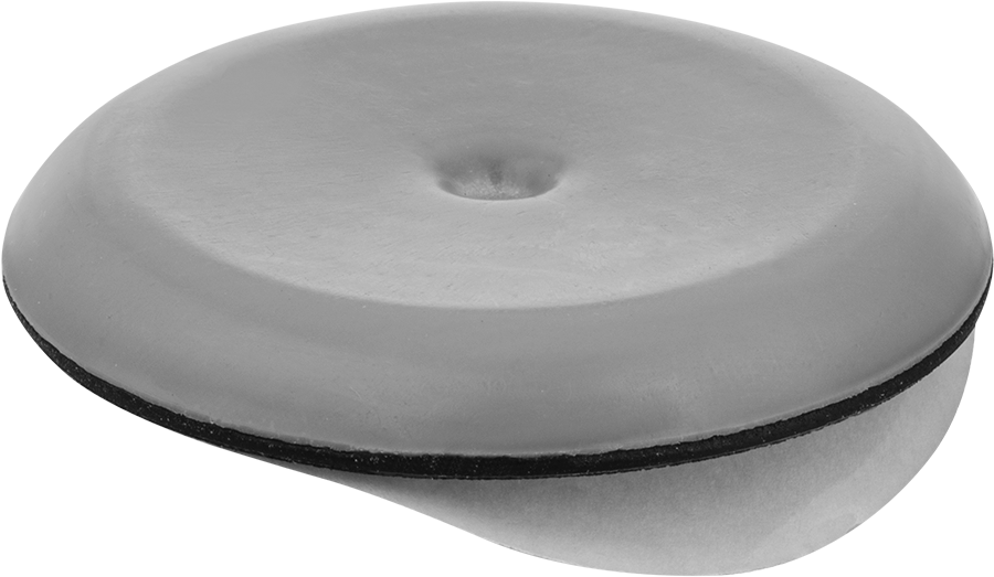Mavi HDPE Tabanlı Koruyucu Ayaklar, 1-7/8“ Çap x 1/4” Yüksek Taban
