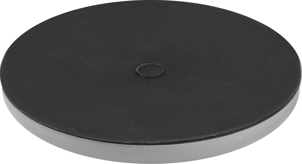 Mavi HDPE Tabanlı Koruyucu Ayaklar, Destek, 2-3/4“ Çap x 1/4” Yüksek Taban