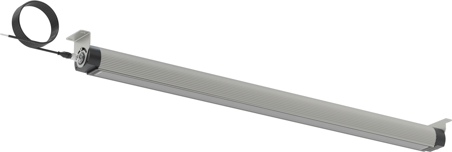 Kolay Yenileme Makine Işığı, Dahili LED ile, 18V DC ila 30V DC, 43" Toplam Uzunluk