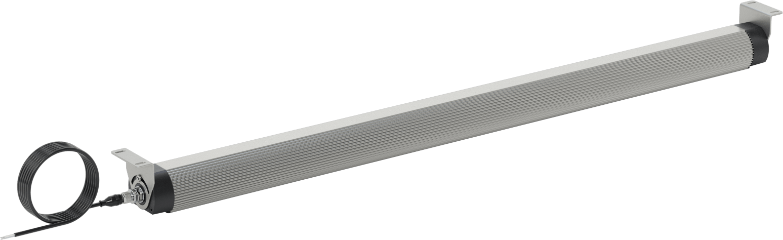 Kolay Yenileme Makine Işığı, Dahili LED ile, 18V DC ila 30V DC, 43" Toplam Uzunluk