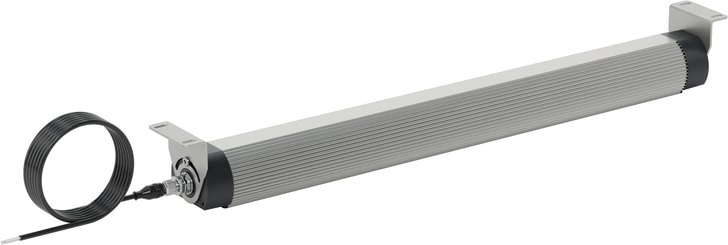 Kolay Yenileme Makine Işığı, Dahili LED ile, 18V DC ila 30V DC, 26-5/8" Toplam Uzunluk