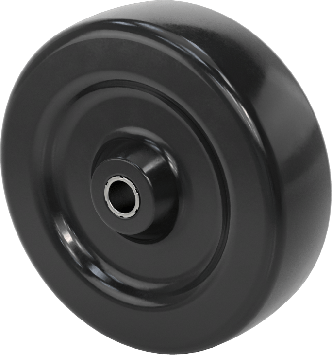 Statik Kontrol Kauçuk Tekerlek, 4“ Çap x 1-1/4” Genişlik